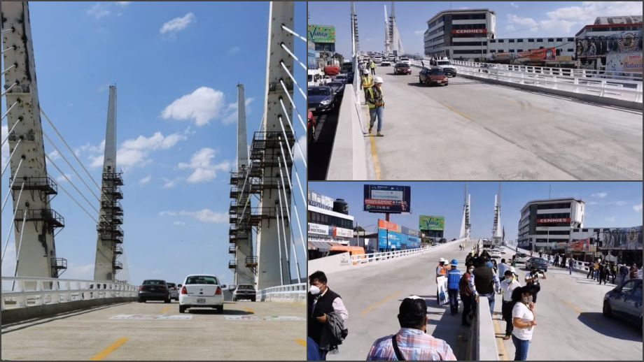 Tras más de dos años de construcción, por fin abren el Puente Atirantado de Pachuca