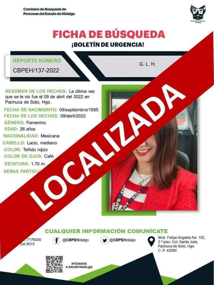 Desaparece mujer en Pachuca; piden ayuda para localizarla