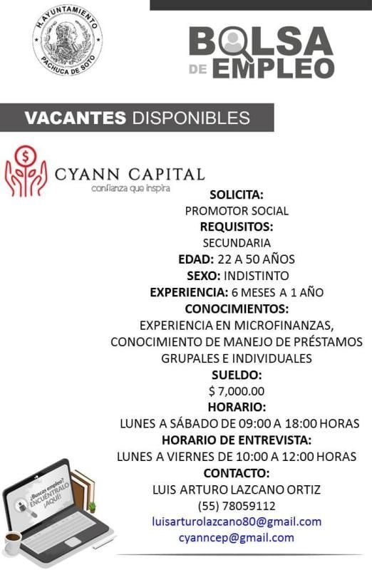 ¿Buscas trabajo? Empresas ofrecen empleo en Pachuca con sueldos de hasta $15,000