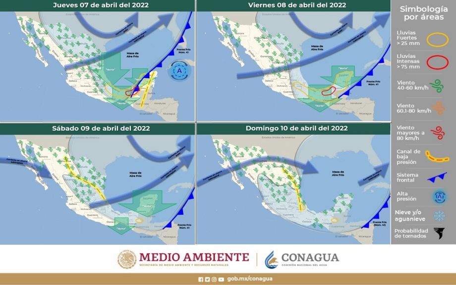 El calor dará tregua; frente frío bajará temperaturas en Hidalgo