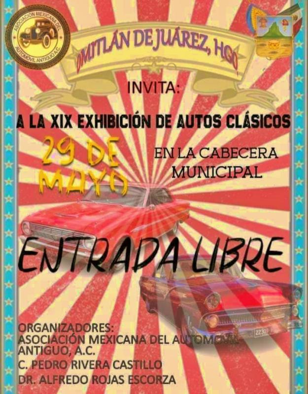 Habrá exhibición de autos clásicos en Omitlán, Pueblo con Sabor