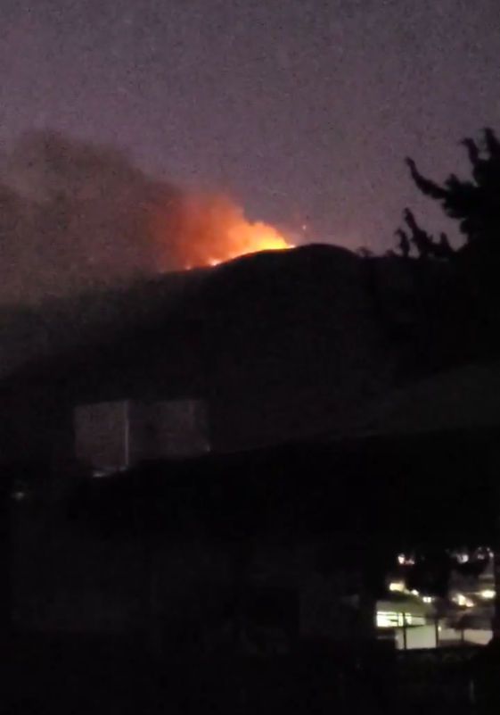 Se registra fuerte incendio en cerro de Pachuca (fotos y video)