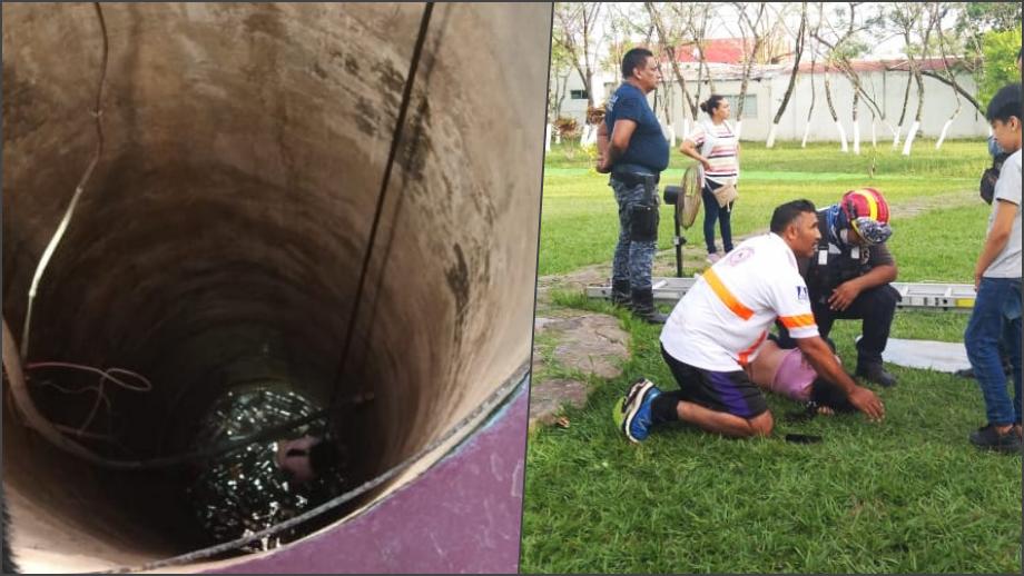 Niña cae a profundo pozo en parque ecológico de Hidalgo; sobrevivió