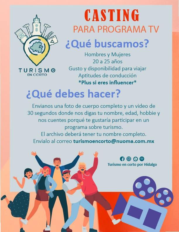 ¿Te gusta viajar? Lanzan casting para programa turístico de TV en Hidalgo