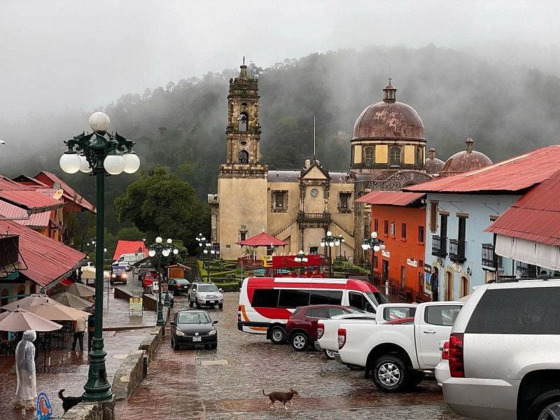 Las postales que está dejando el clima húmedo en Hidalgo