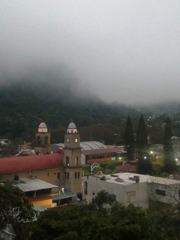 Las postales que está dejando el clima húmedo en Hidalgo