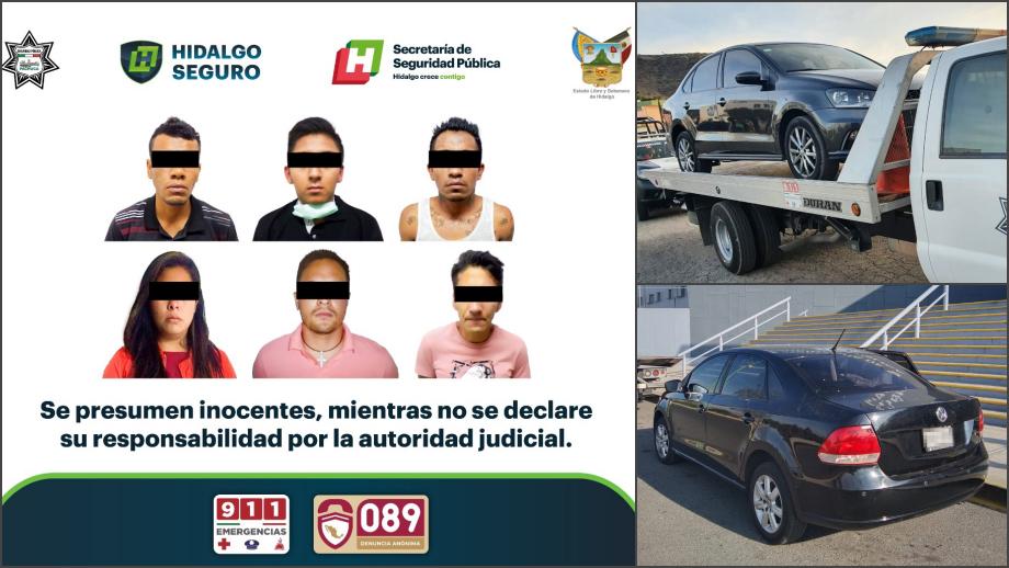 Grupo delictivo de la CDMX vino a hacer de las suyas a Pachuca y acabó detenido