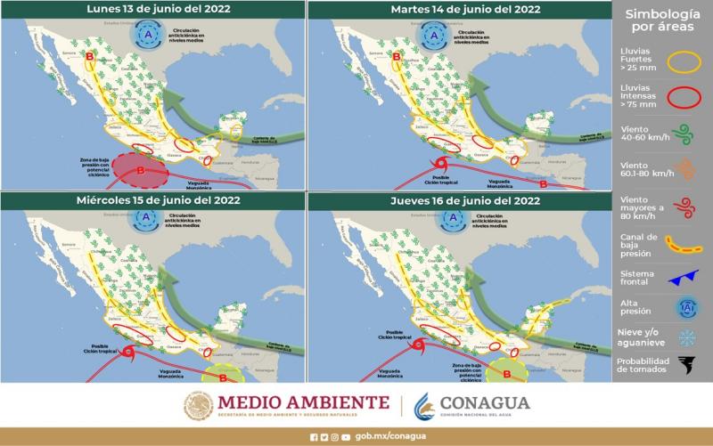 Tendremos semana lluviosa y con tormentas eléctricas en Hidalgo