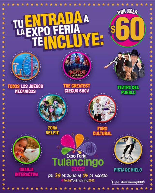 Llega la Expo Feria Tulancingo 2022 esta semana; todo esto tendrá