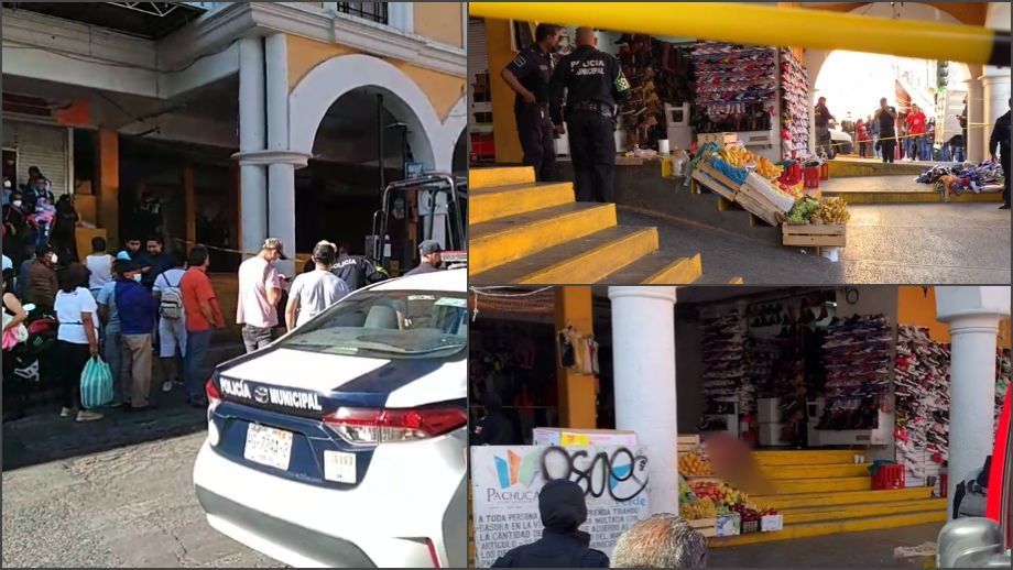 Ejecutan a una mujer en mercado del centro de Pachuca