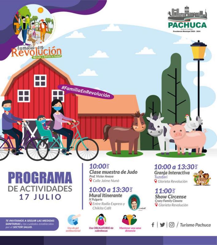 Habrá granja interactiva del Tuzoofari y show circense en Revo Peatonal de Pachuca