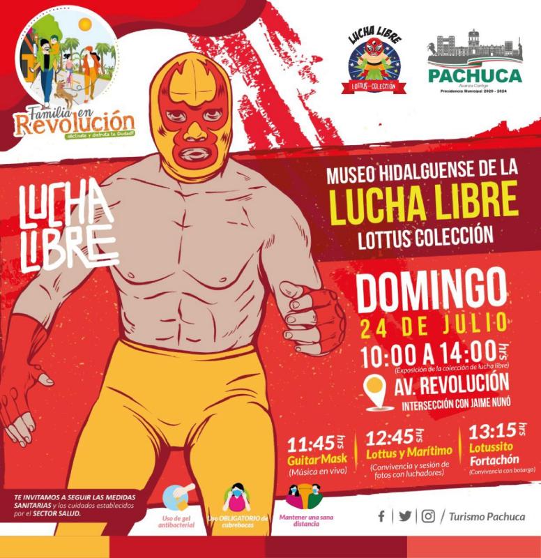 Armarán museo de la lucha libre en Pachuca, en Revo Peatonal