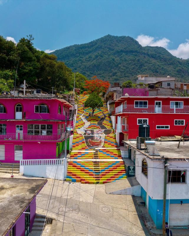 Con bellos murales, este pintoresco pueblo de Hidalgo rinde homenaje a su cultura