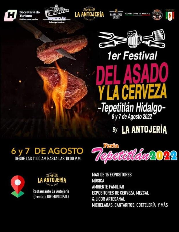 Habrá Festival del Asado y la Cerveza en la feria de este rincón del Valle del Mezquital