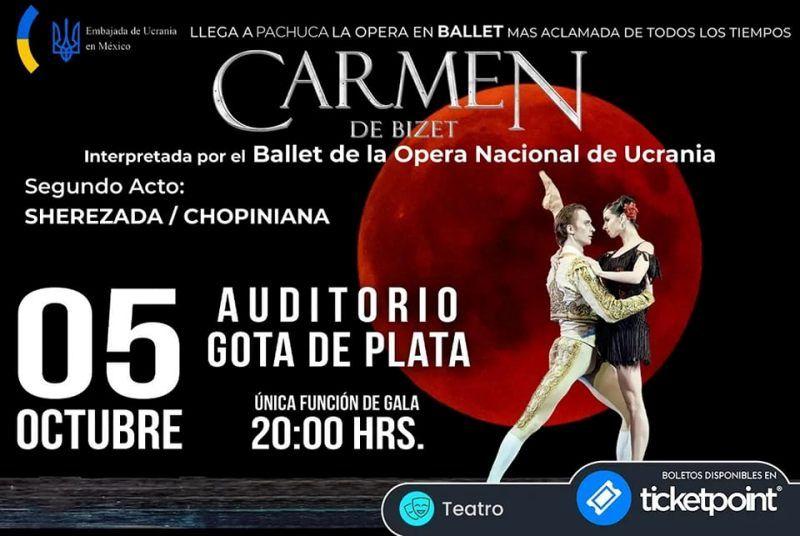 Se presentará en Pachuca el legendario ballet de la Ópera Nacional de Ucrania