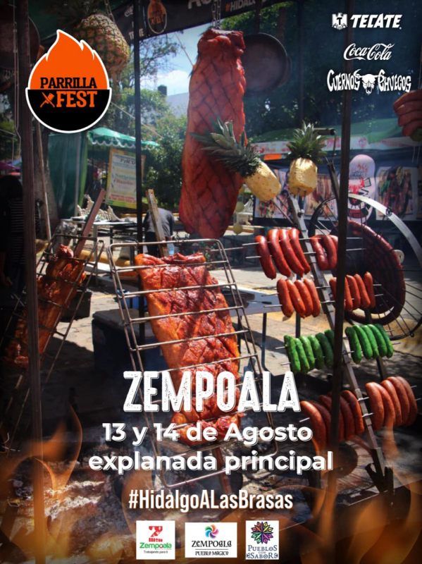 Carne, bebida y Cuernos Chuecos: el Parrilla Fest llegará a Zempoala