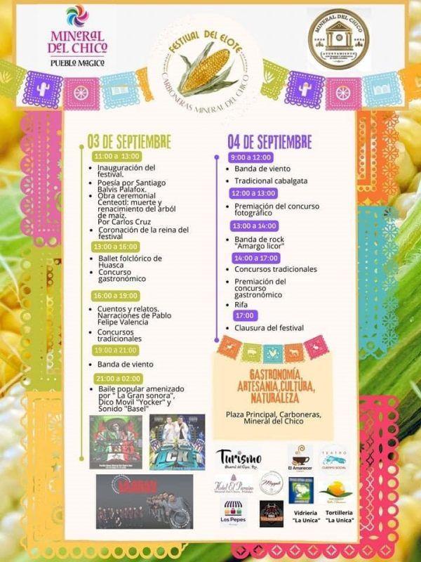 Gastronomía artesanal: Mineral del Chico tendrá Festival del Elote el próximo fin de semana