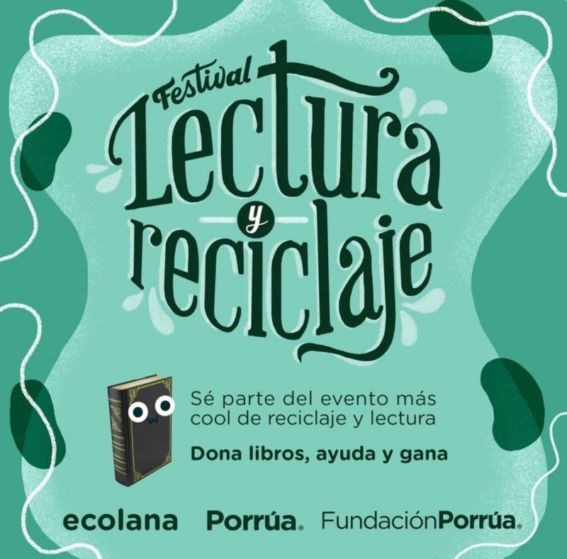 Cambia tus libros por premios: llegará a Pachuca la gira nacional del Festival Lectura y Reciclaje