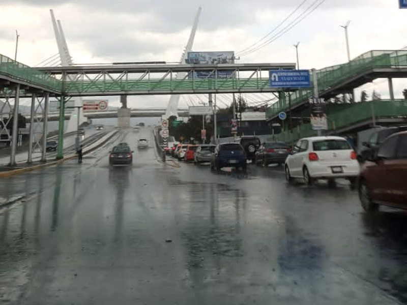 Se soltó el aguacero este lunes en Pachuca (fotos)