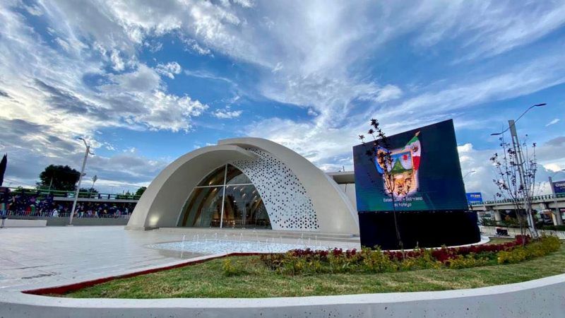 En fotos: así es el Monumento Ecuménico recién inaugurado en Pachuca