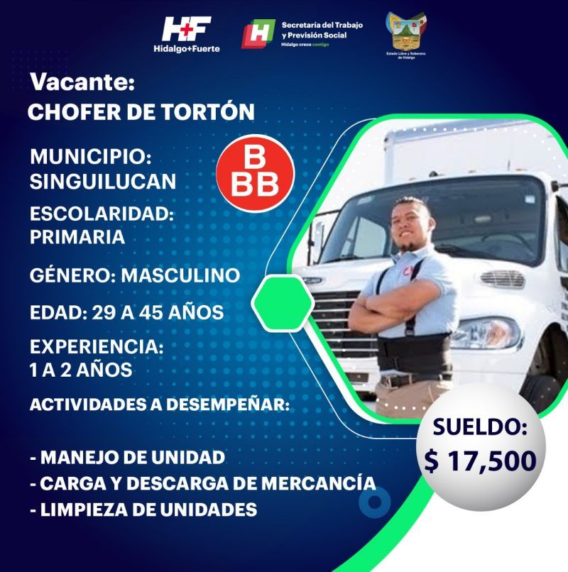 ¿Buscas trabajo? Realizarán reclutamiento en Pachuca; sueldos de hasta $17,500