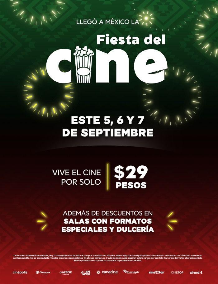 Fiesta del Cine 2022: Cinemex y Cinépolis ofrecerán boletos a 29 pesitos