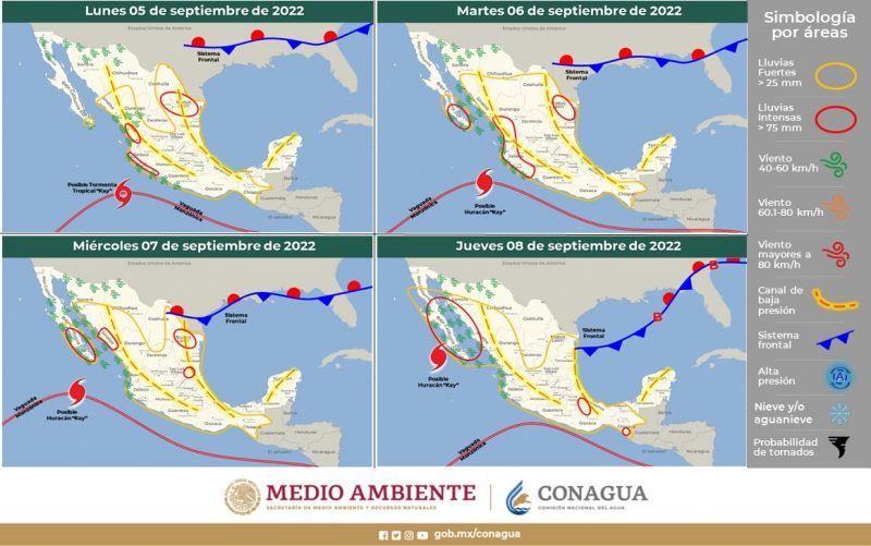 Seguirá lloviendo fuerte esta semana en Hidalgo