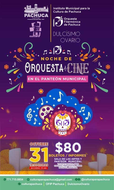 ¡Ay nanita! Habrá cine y concierto para vivos y muertos en el panteón de Pachuca