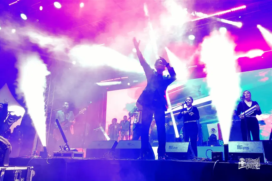 #Galería: Así se vivió el bailongo con Los Ángeles Azules en la Feria de Pachuca