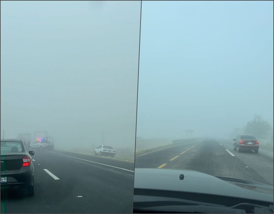 Densa niebla provoca accidentes en la México-Pachuca