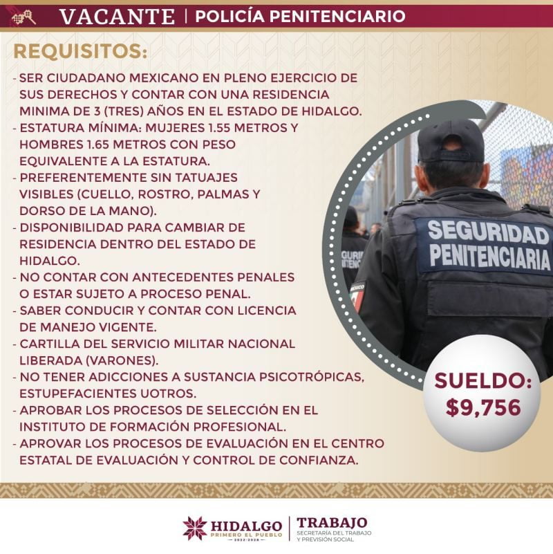 Ofrecerán empleo en Pachuca con sueldo de $9,756; no se requiere experiencia