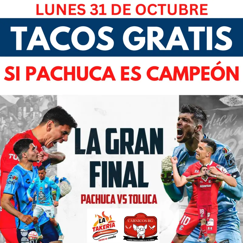 Ya lanzaron la primera promo: tacos gratis si Pachuca es campeón