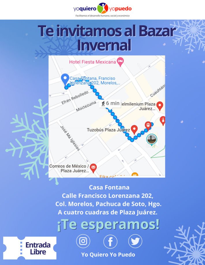 No te pierdas este sábado el Bazar Invernal de Pachuca