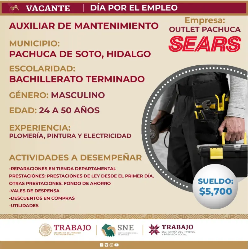 ¿Buscas trabajo en Pachuca? Tienda departamental ofrecerá empleo en 8 puestos