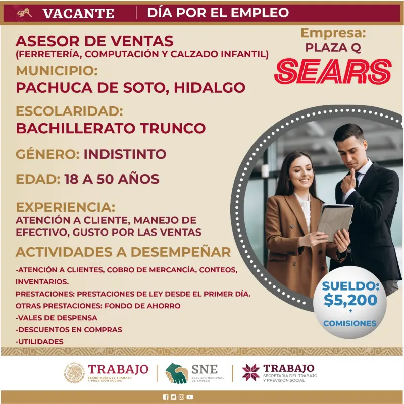 ¿Buscas trabajo en Pachuca? Tienda departamental ofrecerá empleo en 8 puestos