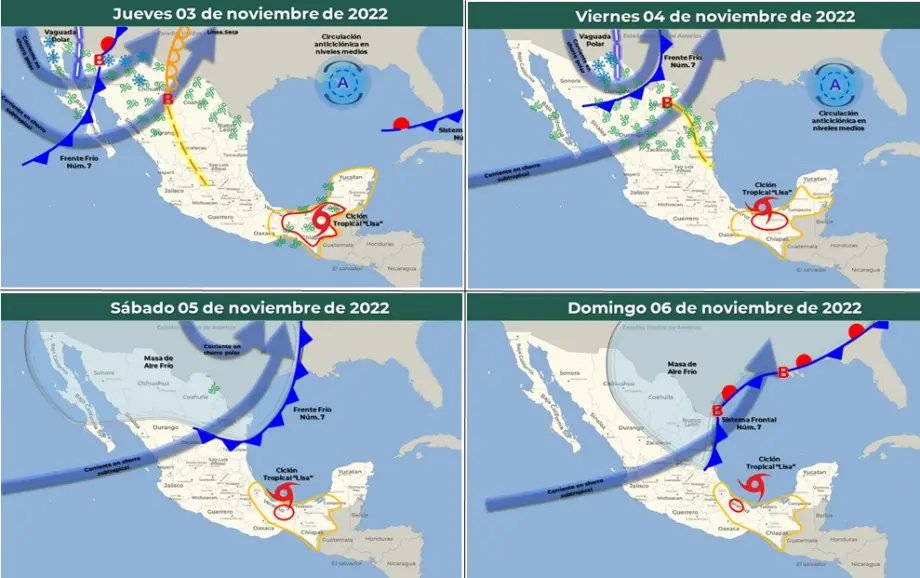 Llega al país el frente frío 7 con vaguada polar; ¿alcanzará a Hidalgo?