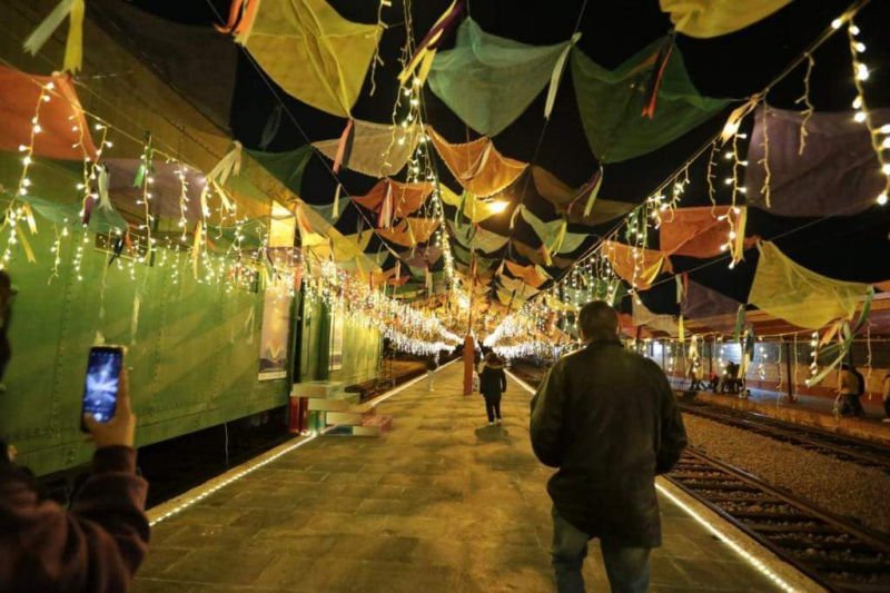 Encienden la Navidad en el Ferro (fotos)