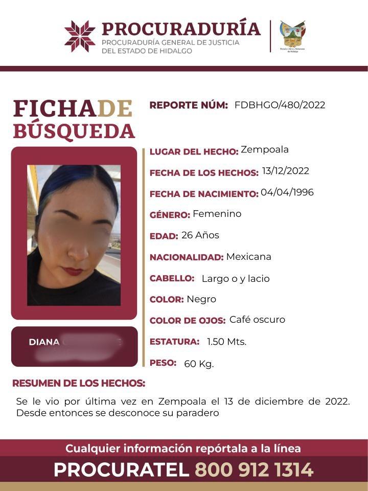 Encuentran sin vida a mujer que era buscada en Hidalgo; su hija está desaparecida