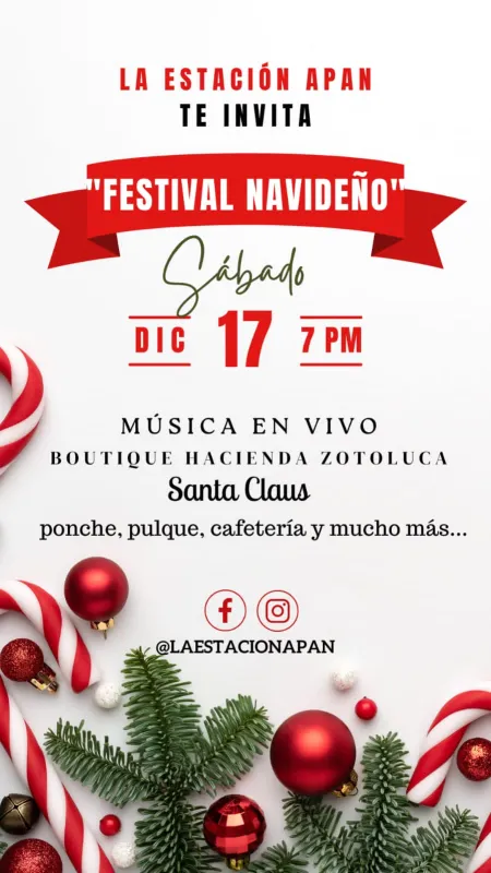 Vive un Festival Navideño en esta antigua estación del ferrocarril del sur de Hidalgo