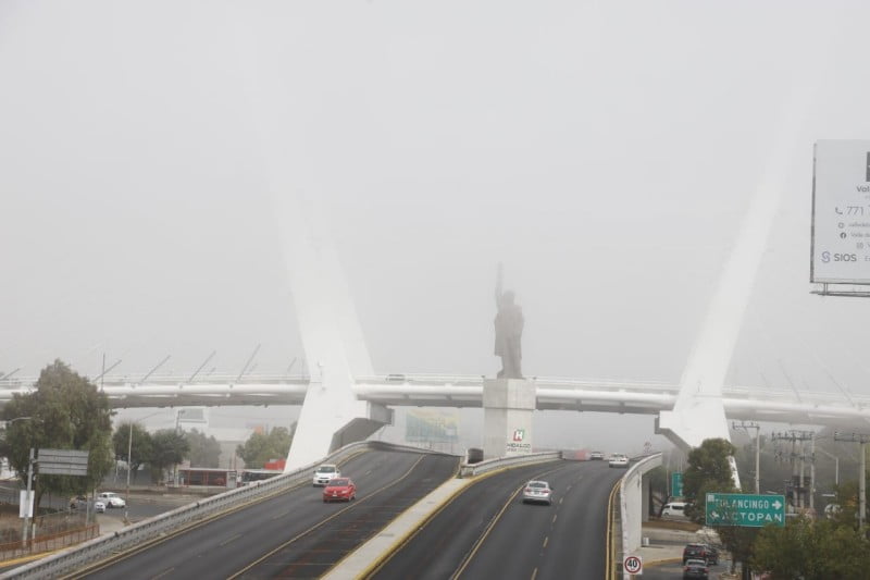 Fría Navidad en Pachuca: el clima continúa gélido (fotos)