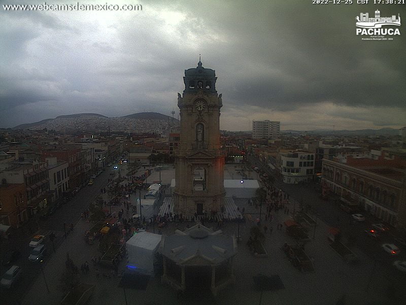 Fría Navidad en Pachuca: el clima continúa gélido (fotos)