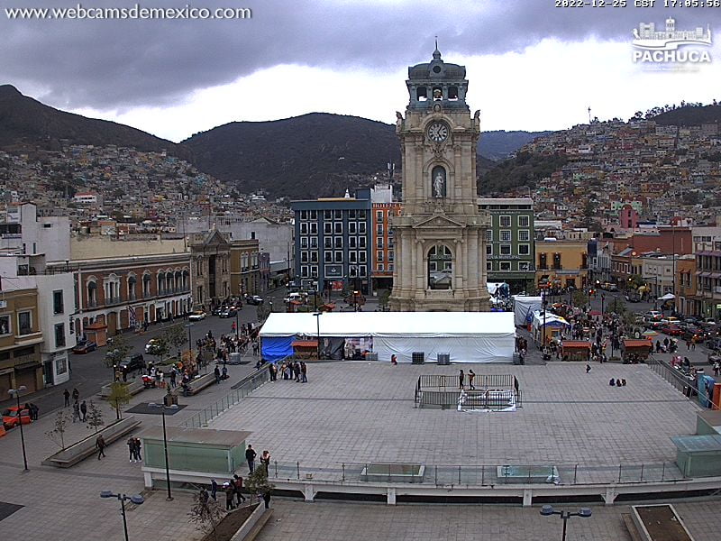 Fría Navidad en Pachuca: el clima continúa gélido (fotos)