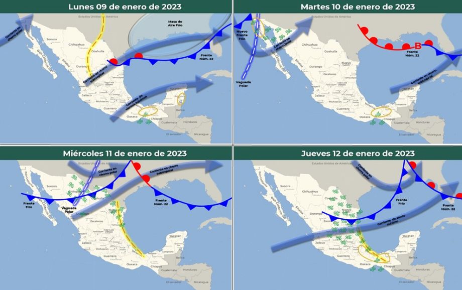 Aquí viene un nuevo frente frío; llegará esta semana a Hidalgo