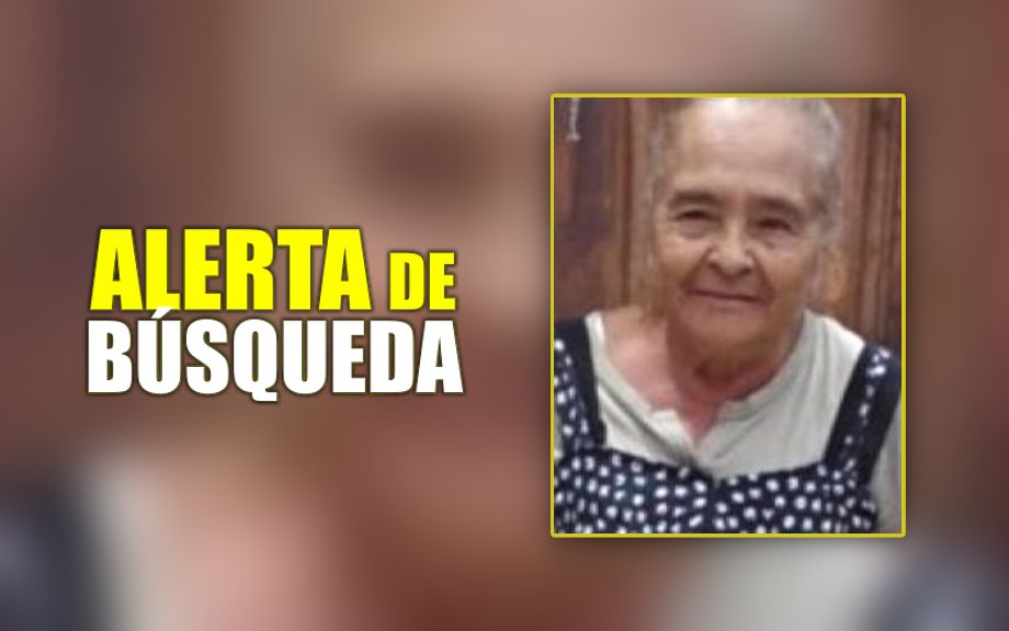 Mujer de la tercera edad lleva seis días desaparecida; piden ayuda para encontrarla