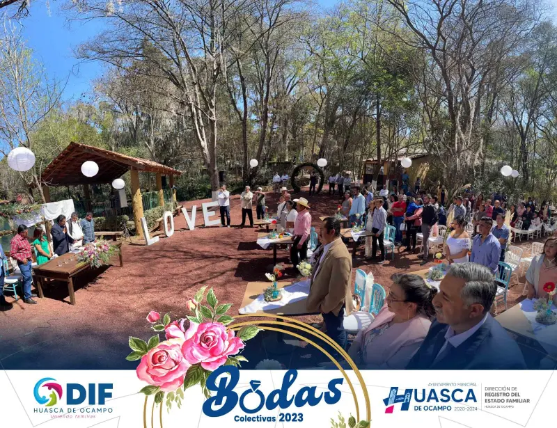 El amor está en... Huasca; parejas dieron el sí en el Bosque de las Truchas