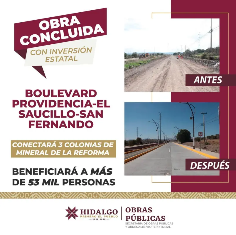 ¡De estreno! Inauguran bulevar Providencia-El Saucillo-San Fernando; así luce (fotos)