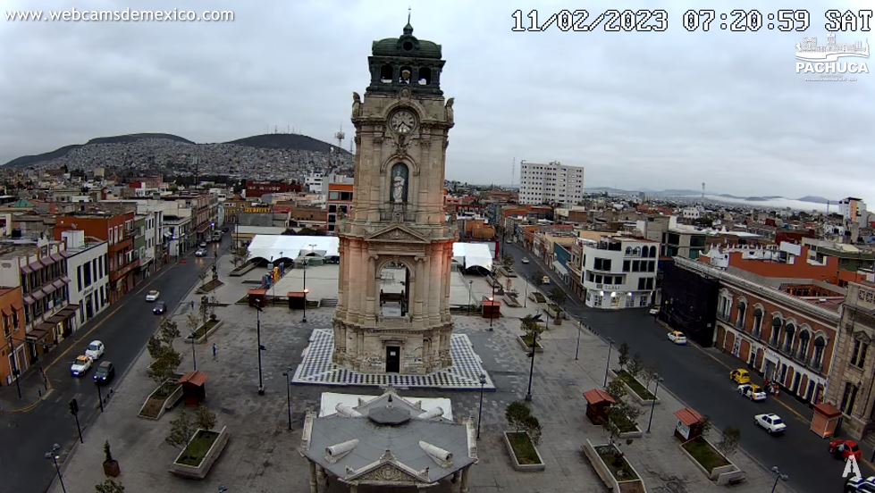 Así luce el frente frío 31 este sábado sobre Pachuca | fotos y video