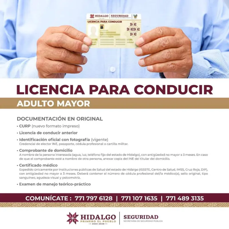 Licencia para conducir en Hidalgo: costos y requisitos en 2023