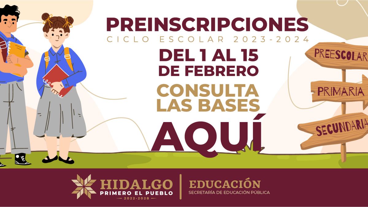 Llegó febrero, mes de las preinscripciones en Hidalgo; así se pueden realizar | VIDEO