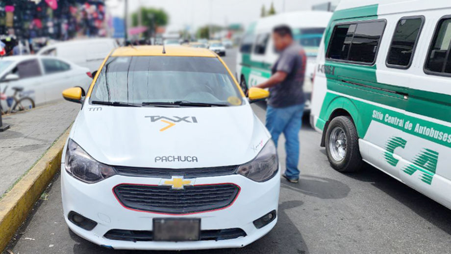 Detectan unidades de transporte pirata en Pachuca